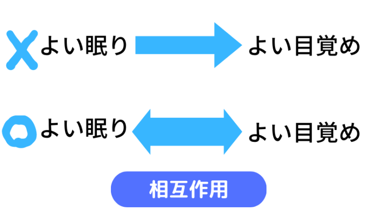 よい眠りとよい目覚めの関係